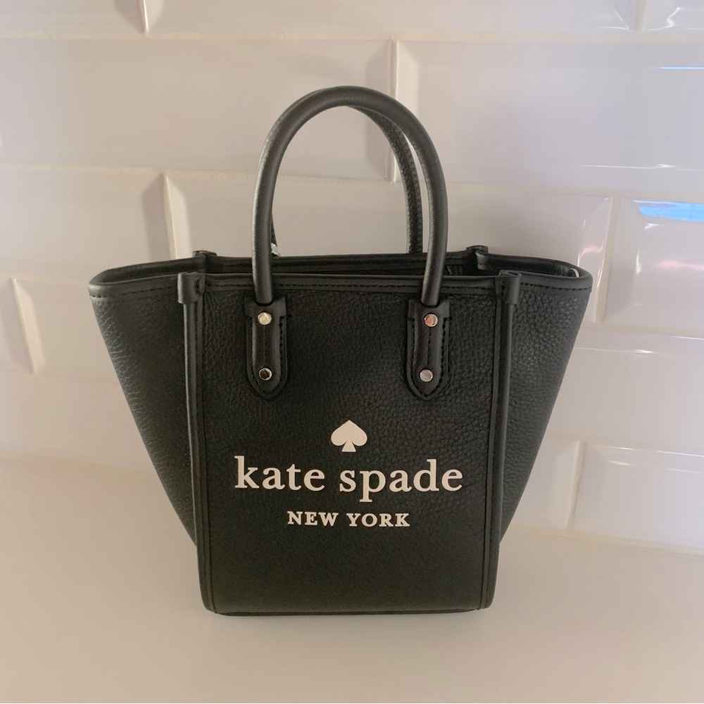 Kate Spade Ella Mini Black Crossbody Tote
